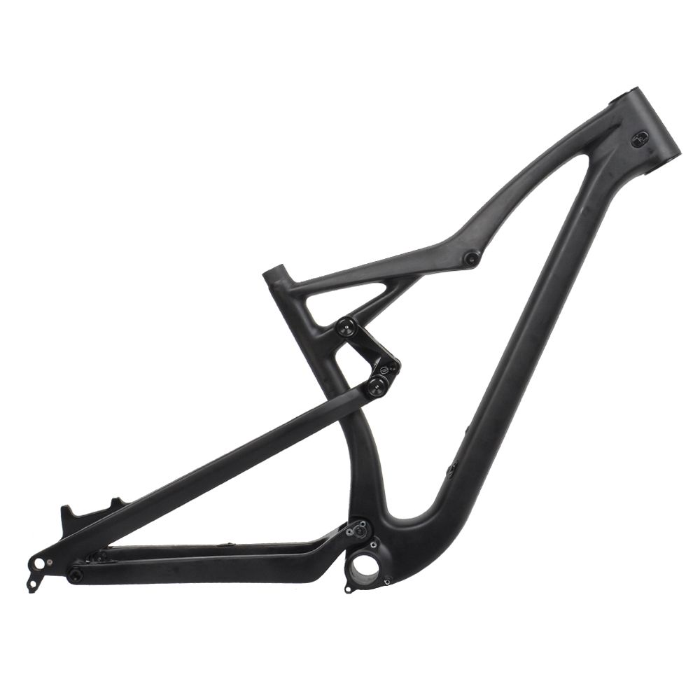 carbon fiber full suspension mountain bike frame