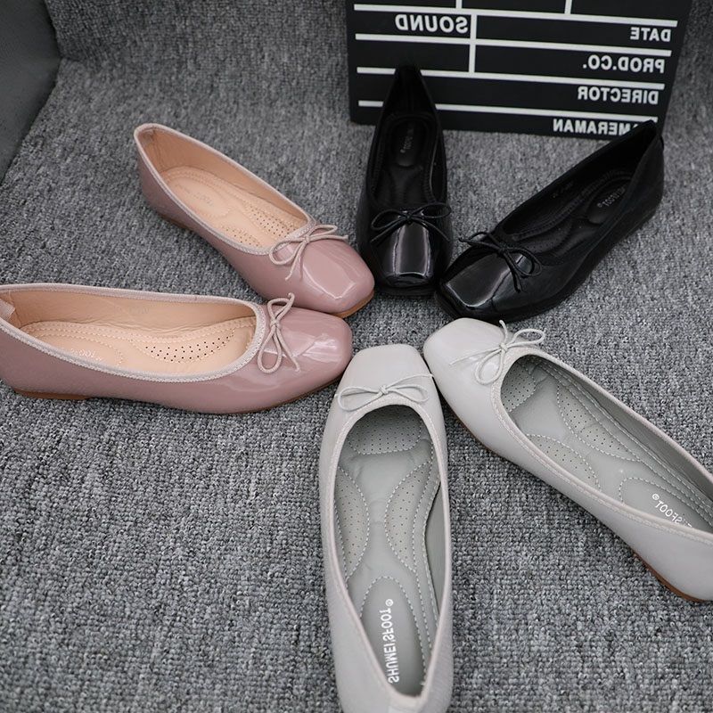 patent leather flat shoes womens