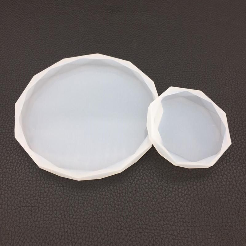 Wholesale Round Rhombus Silicone Molds Epoxy Resin Mould Large Circle