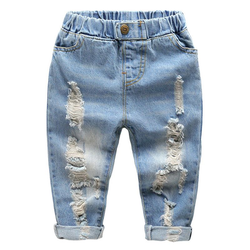 Compra Niños Pantalones Vaqueros De Piernas Rectas Little Baby Boy Boys Moda  Romada Jeans Occidental Pantalones Denim Pantalones Rompeones Holidos Jeans  Pantalones Pantalones Barato | Entrega Rápida Y Calidad | Es.Dhgate