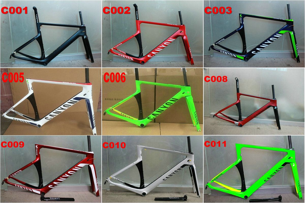 canyon road bike frameset