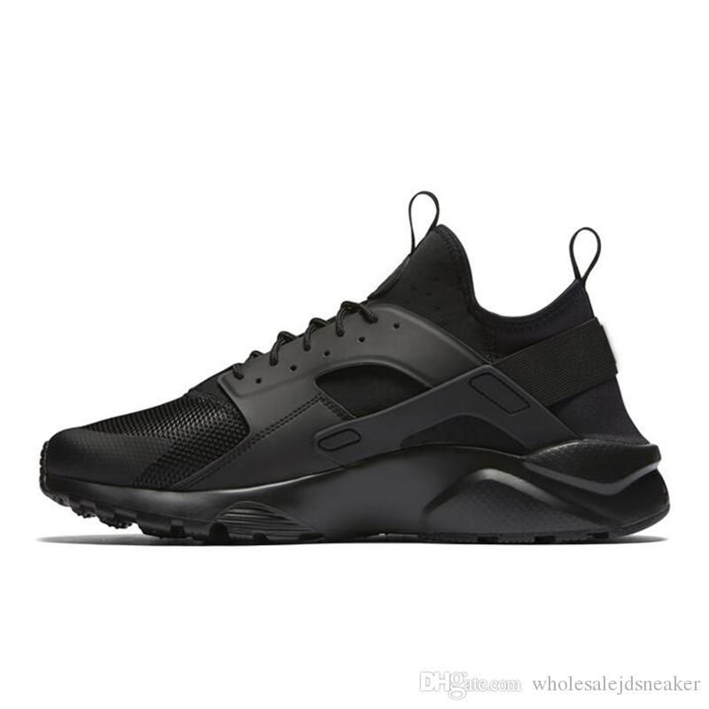 all black huaraches mens