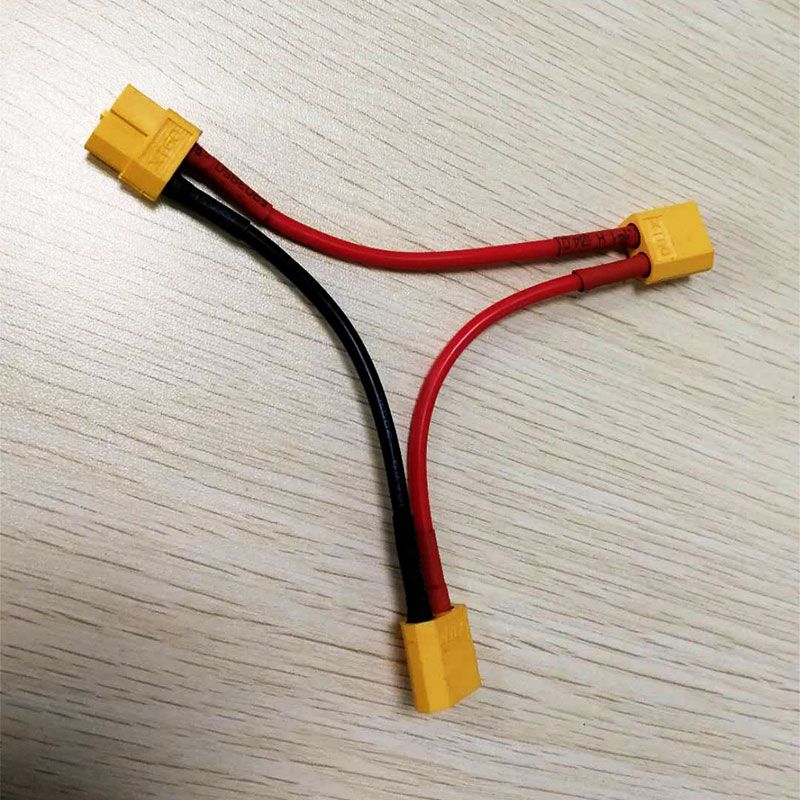 Amass XT60 Connector Male to 2 Female Plug Y Wire cable for Charger Lipo Battery Amass XT60 Connector Male to 2 Female Plug Y Wire cable for Charger Lipo Battery