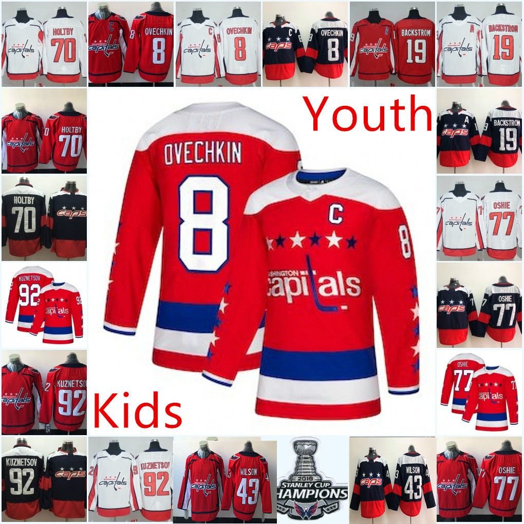 capitals jersey youth
