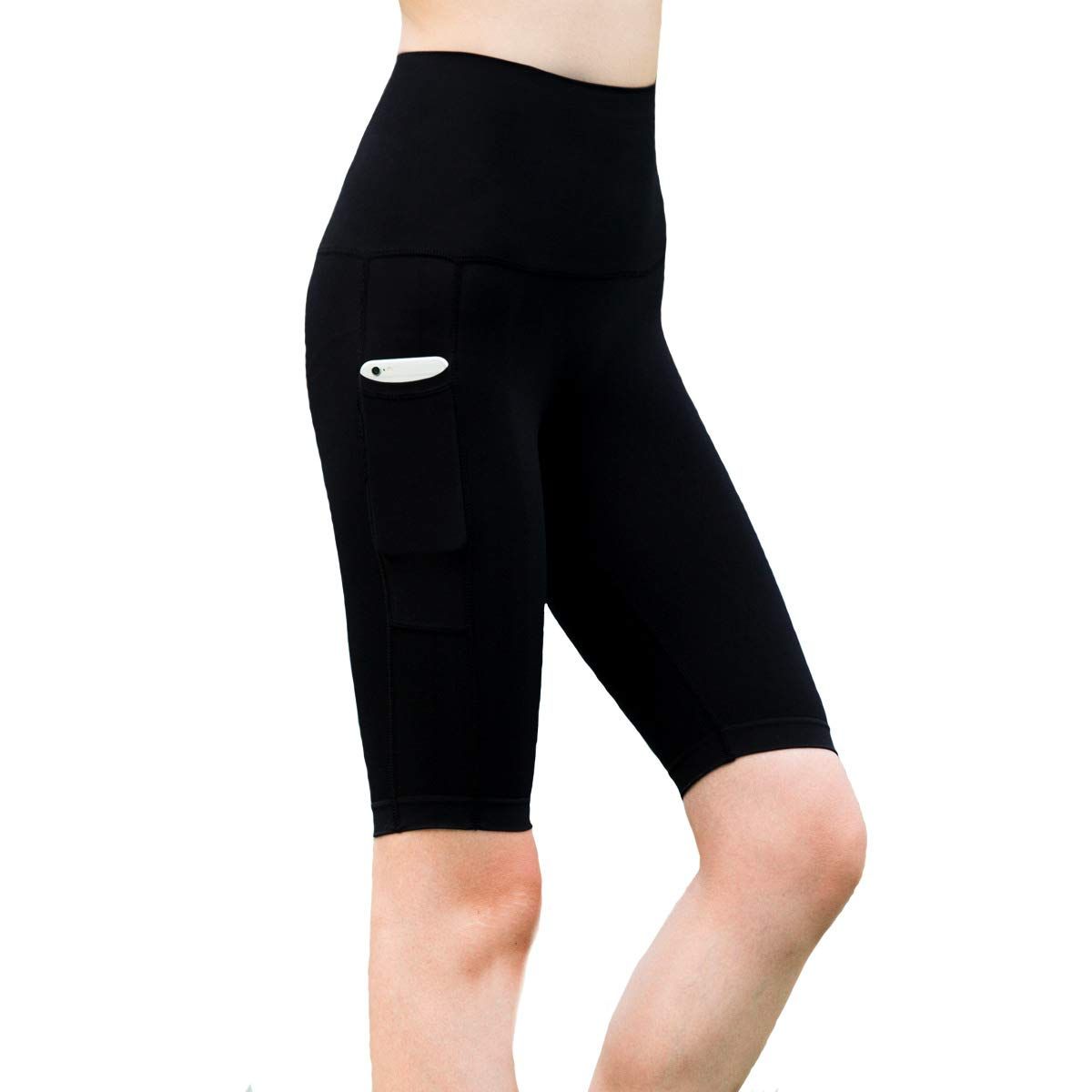 high rise yoga shorts