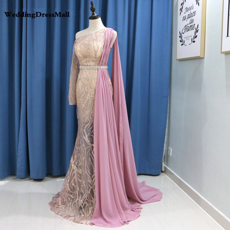 Arabic Dubai Evening Dress With Long 