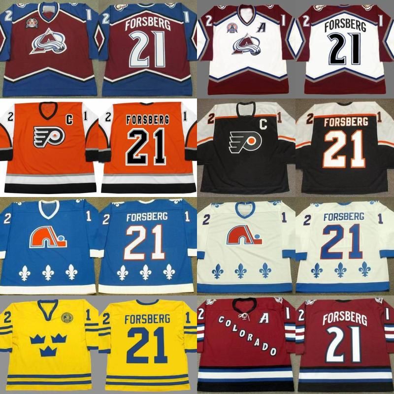 colorado avalanche forsberg jersey