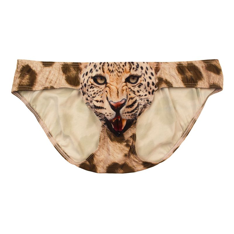 Mens Bikini Underwear Briefs Pants Low Waist Sexy Breathable Animal Print Fashion Underpants Mens Sexy Comfortable Mens Bikini Underwear Briefs Pants Low Waist Sexy Breathable Animal Print Fashion Underpants Mens Sexy Comfortable