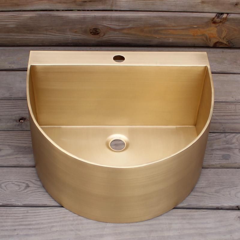 真鍮のバスルームのシンクアート洗面台ヨーロッパスタイルのテーブル盆地薄切りの扇形のホテルトイレの家庭用真鍮製テーブル盆地を￥135,082  DHgate