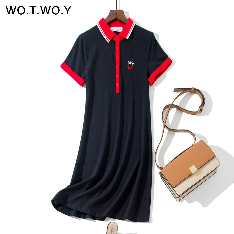 plus size polo shirt dress