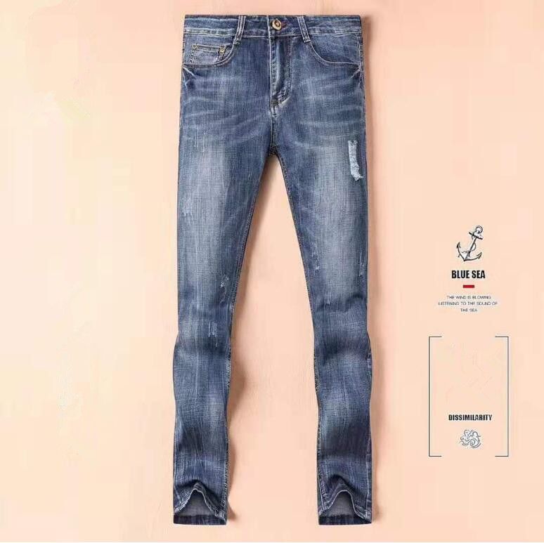 Compra 2020 Nueva PV11079 Auumn Marca Hombres Otoño Invierno Jeans Denim  Jeans Para Hombre Slim Fit Masculinos Ocasionales Del Algodón Pantalones  Jean De Moda Barato | Entrega Rápida Y Calidad | Es.Dhgate
