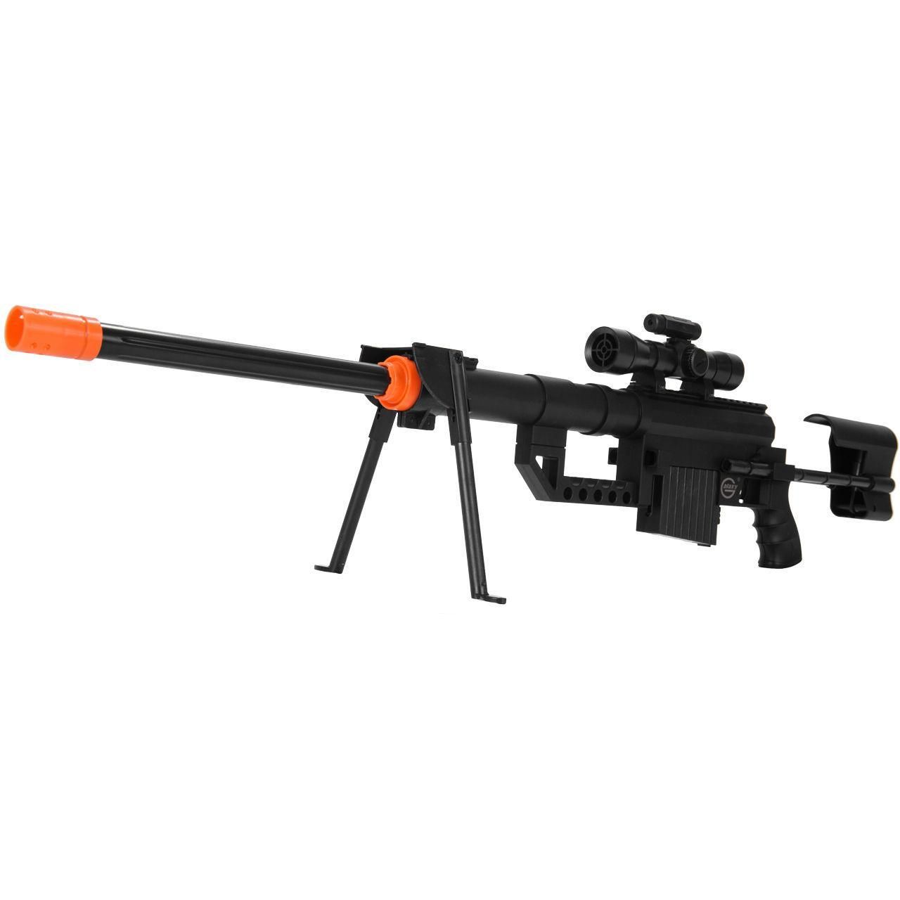 Fps Spring Airsoft Sniper Rifle Gun With Laser Scope Sight Bipod My