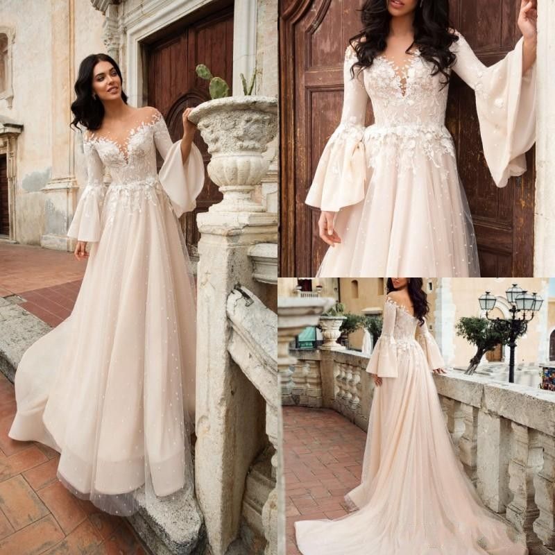 bohemian princess wedding dress