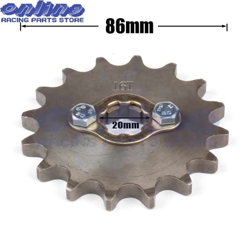 13 TOOTH 20MM FRONT ENGINE SPROCKET FOR PIT BIKE AND ATVS WITH 530 CHAIN