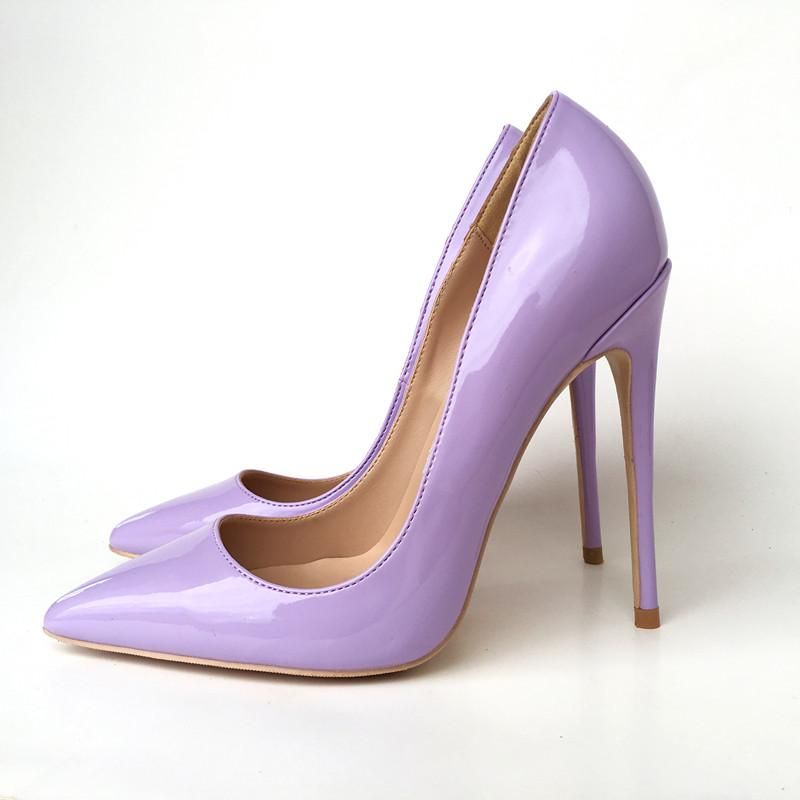 purple patent shoes