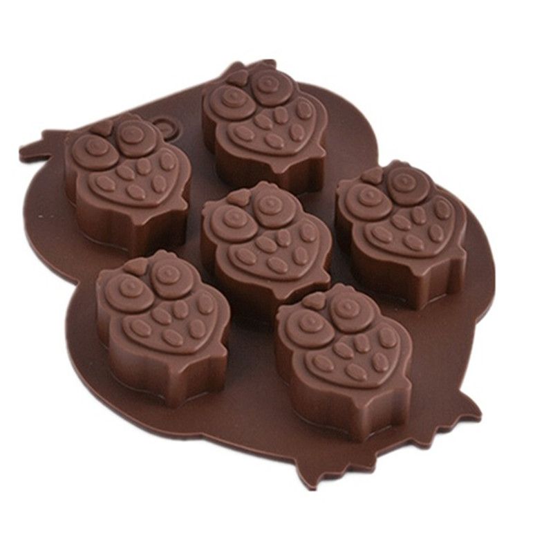Acheter De Haute Qualite Lovable Hibou Gateau En Silicone En Forme De Moule Moule Chocolat Bricolage Ice Cube Ice Cube Tray Savon Moule Healthfulness De 4 19 Du Sumai04 Fr Dhgate Com