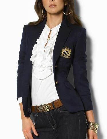 polo blazer womens