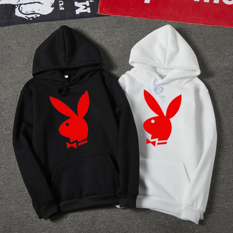 playboy bunny zip up moletom com capuz