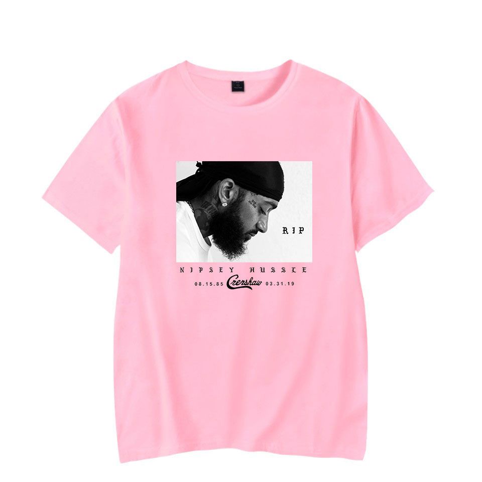 pink nipsey hussle shirt