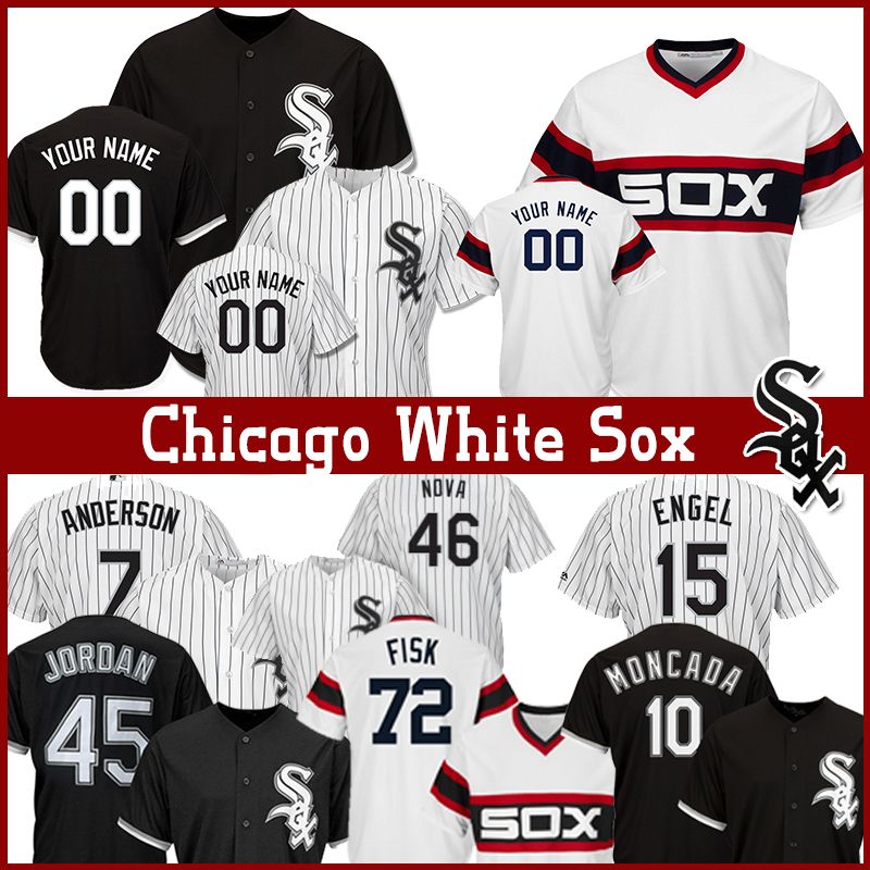 custom made white sox jersey