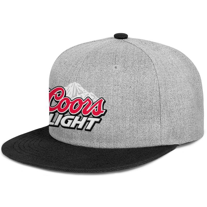 coors light flat bill hat