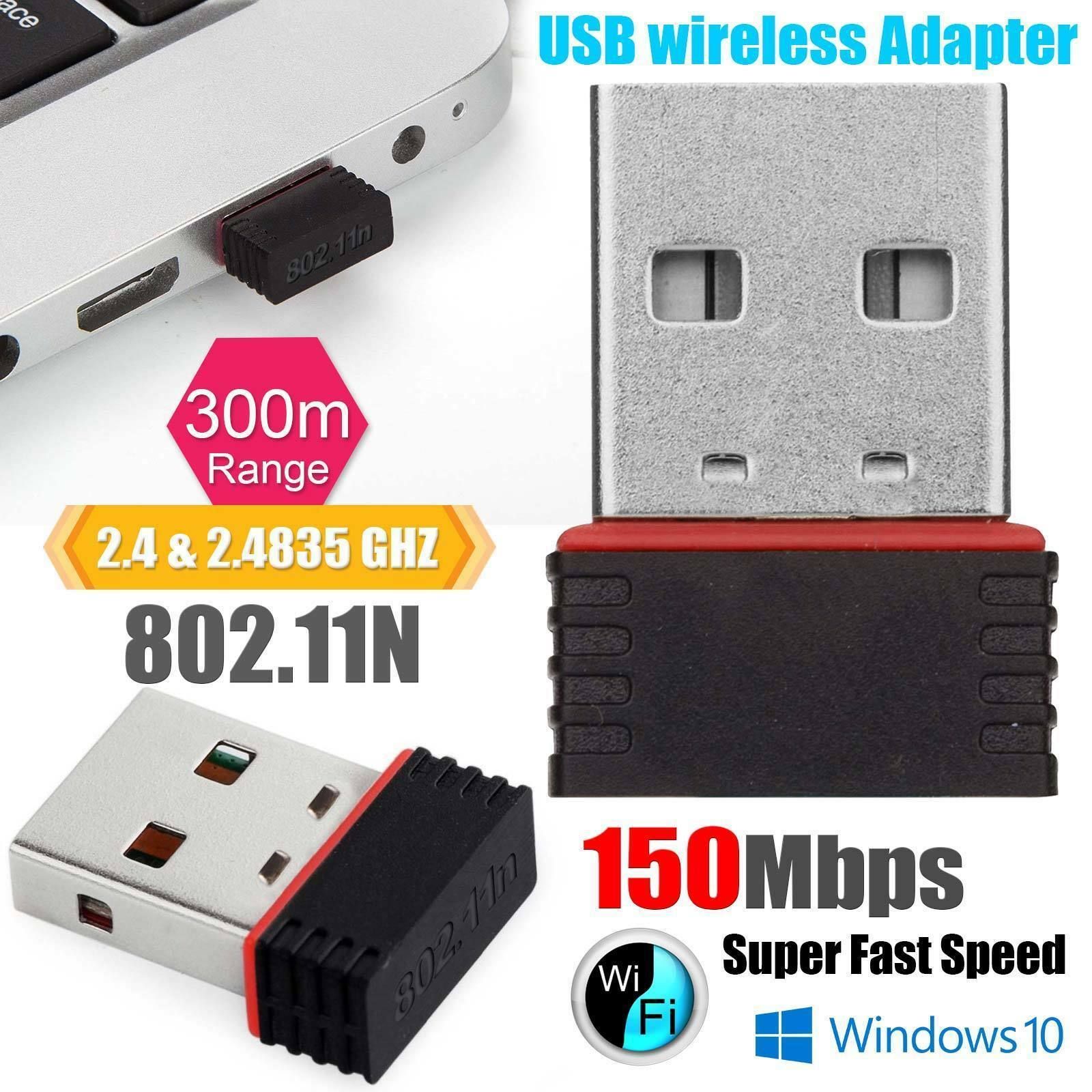 Genuine Realtek RTL8188 MINI USB WiFi Wireless 802.11B//G//N Card Network Adapter