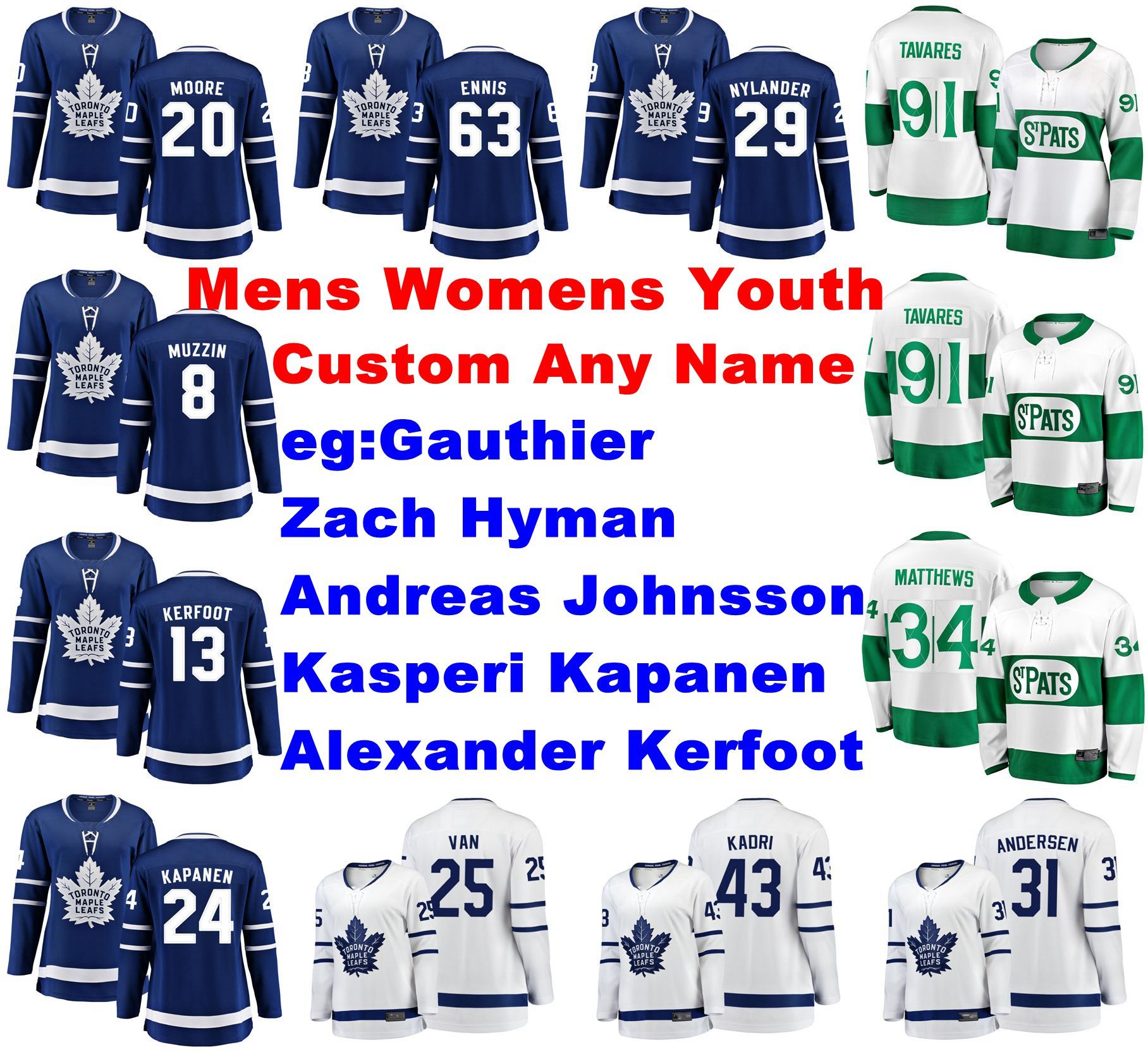 customized toronto maple leaf jerseys