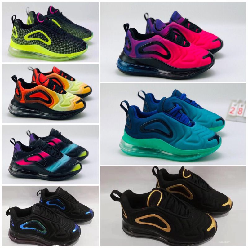 Masacre Deber Ambicioso Nike Air Max 720 Zapatos New Kids Niño Niña Azul Negro Rojo Gris Deportes  alta calidad