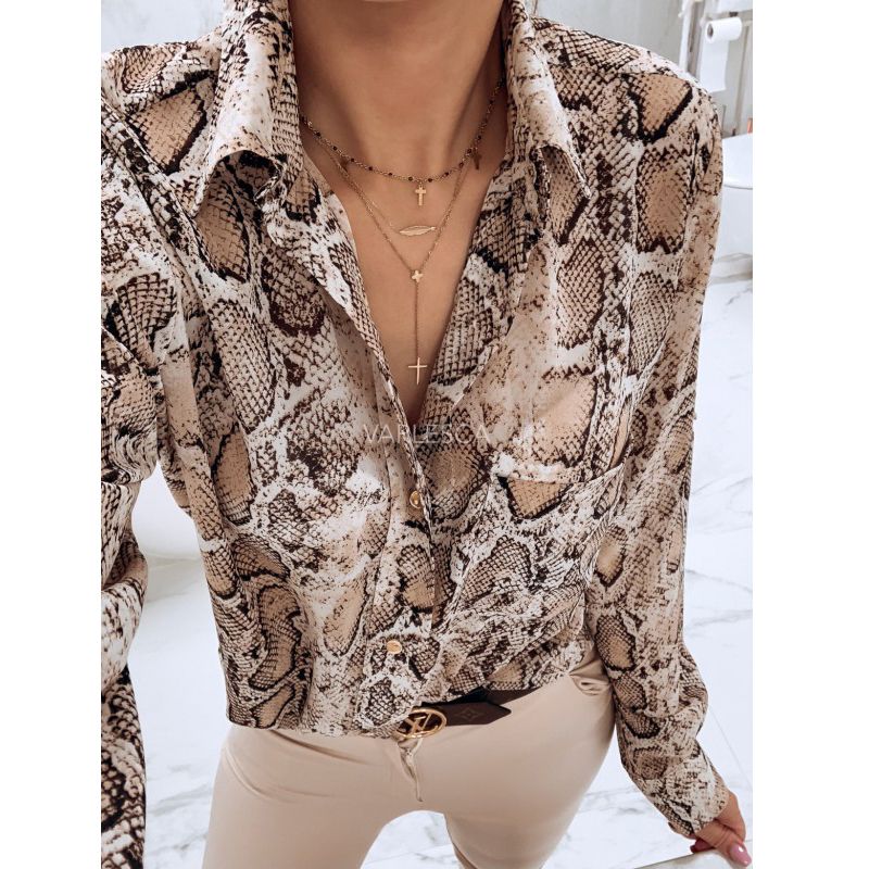 Womens snake print blouse Clearance