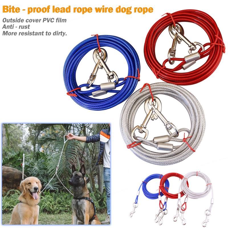 wire dog leash