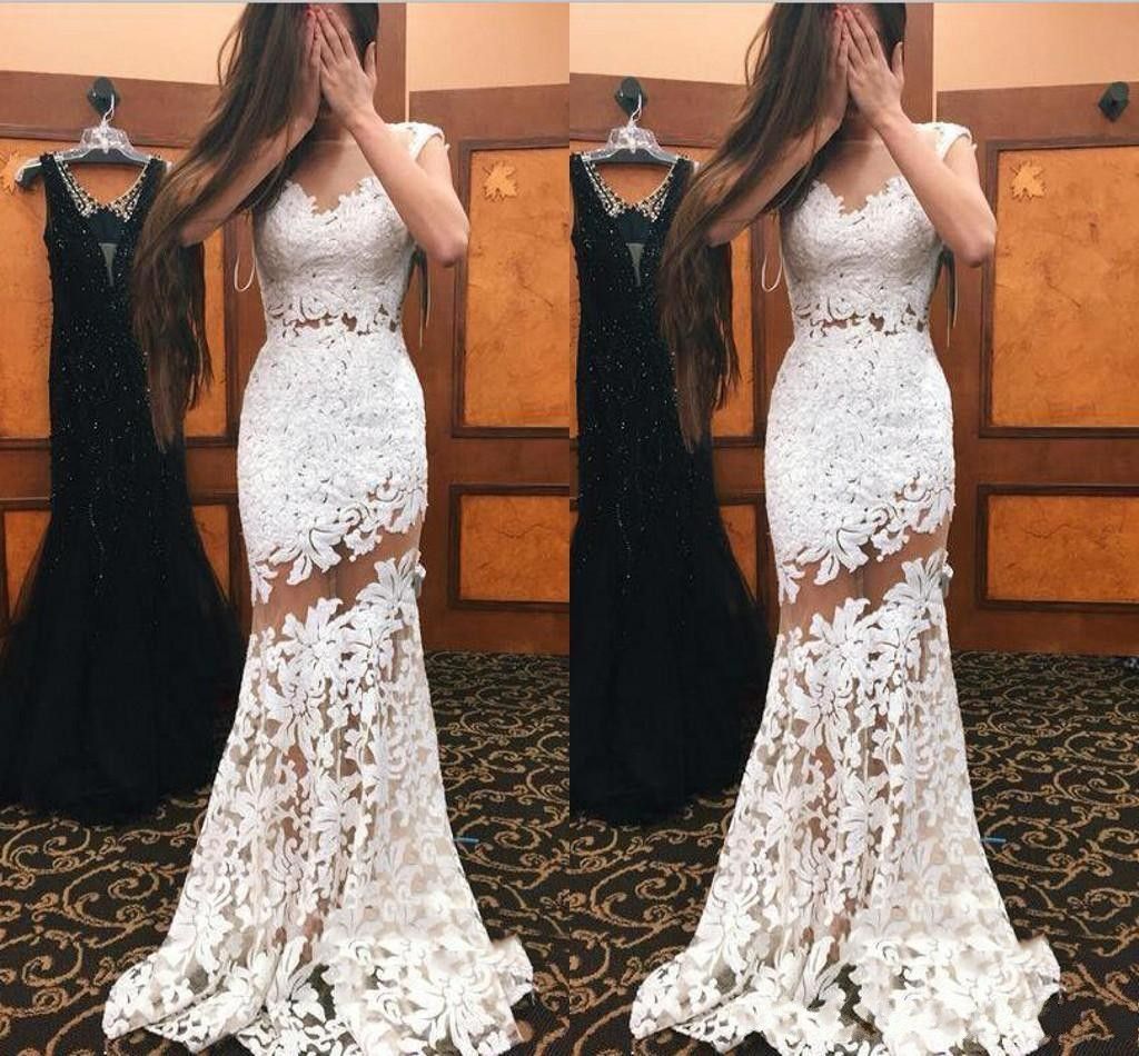 mermaid style evening gowns