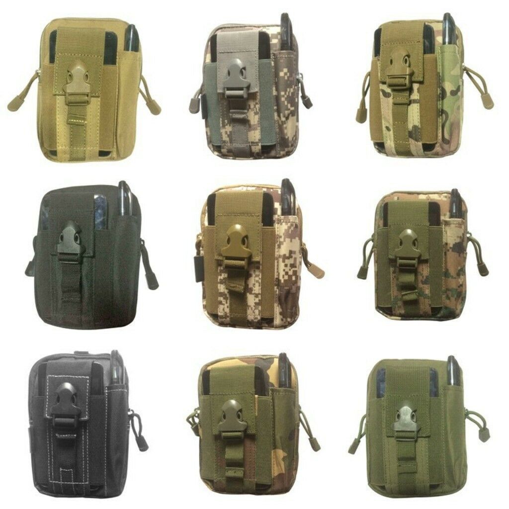 Tactical Molle Pouch Handbags Belt Waist Backpack Military Fanny School Bag 1.5L