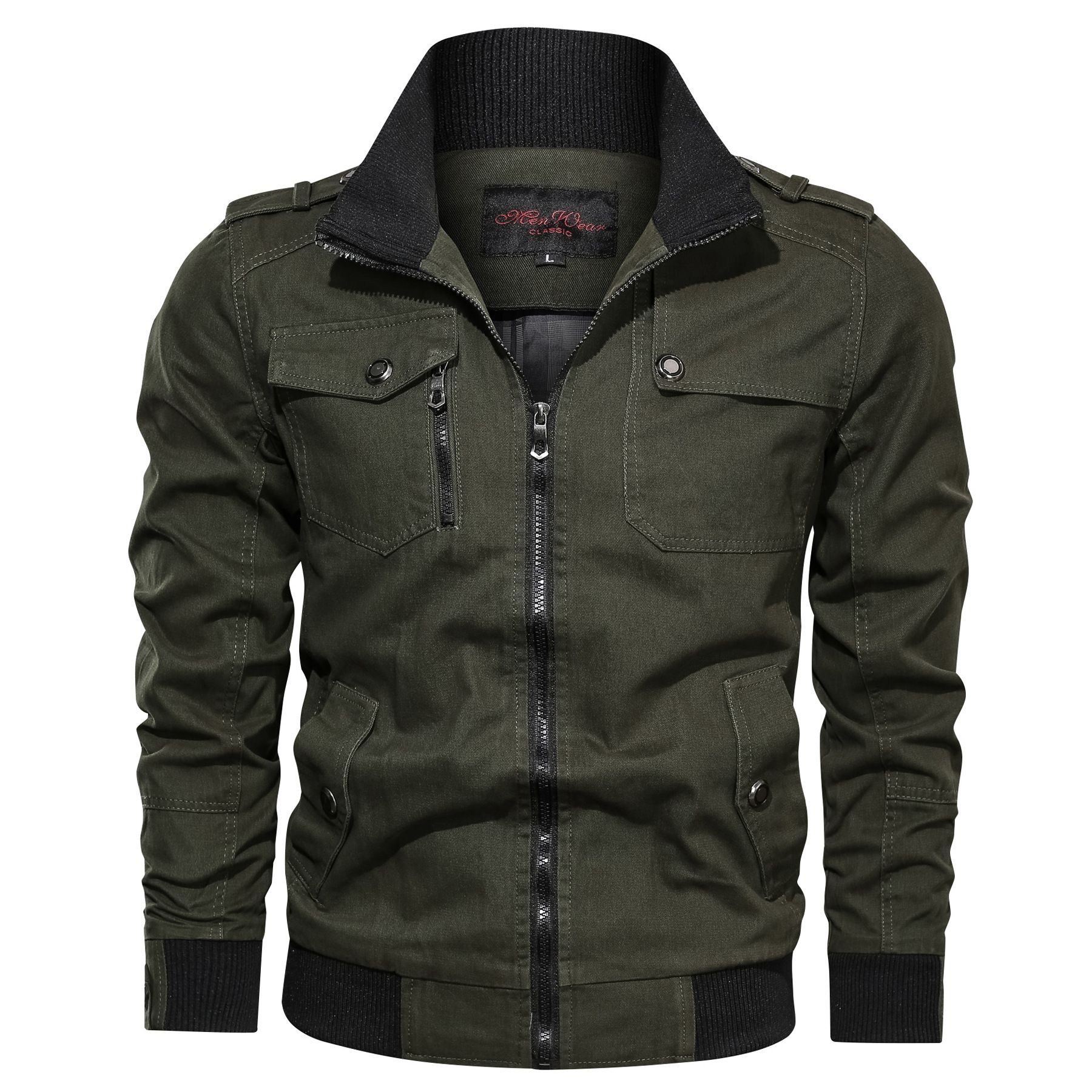 New Mens Military Cotton Pilot Jacket Coat Army Mens Bomber Jackets