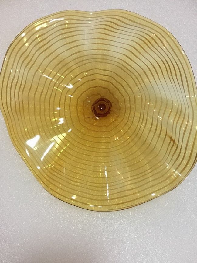 2019 2020 New 100 Hand Blown Glass Wall Plates Living Room Amber Cheap Murano Glass Wall Lamps From Modernartlight 58 3 Dhgate Com