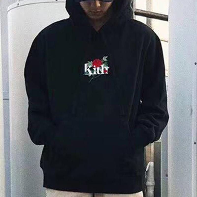 kith rose hoodie