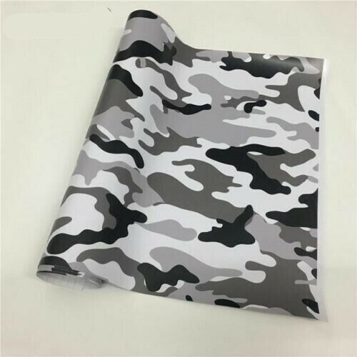 50cm x 1.52m Camo Camouflage Vinyl Film Wrap DIY Waterproof Auto Motorcycle Car