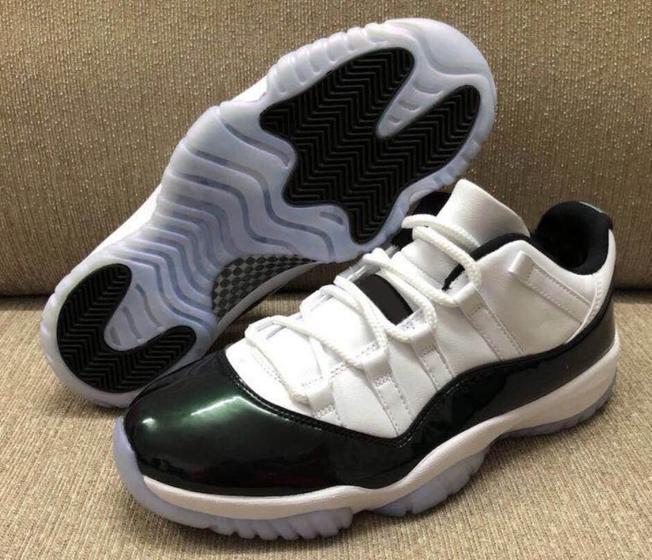 white and green 11s