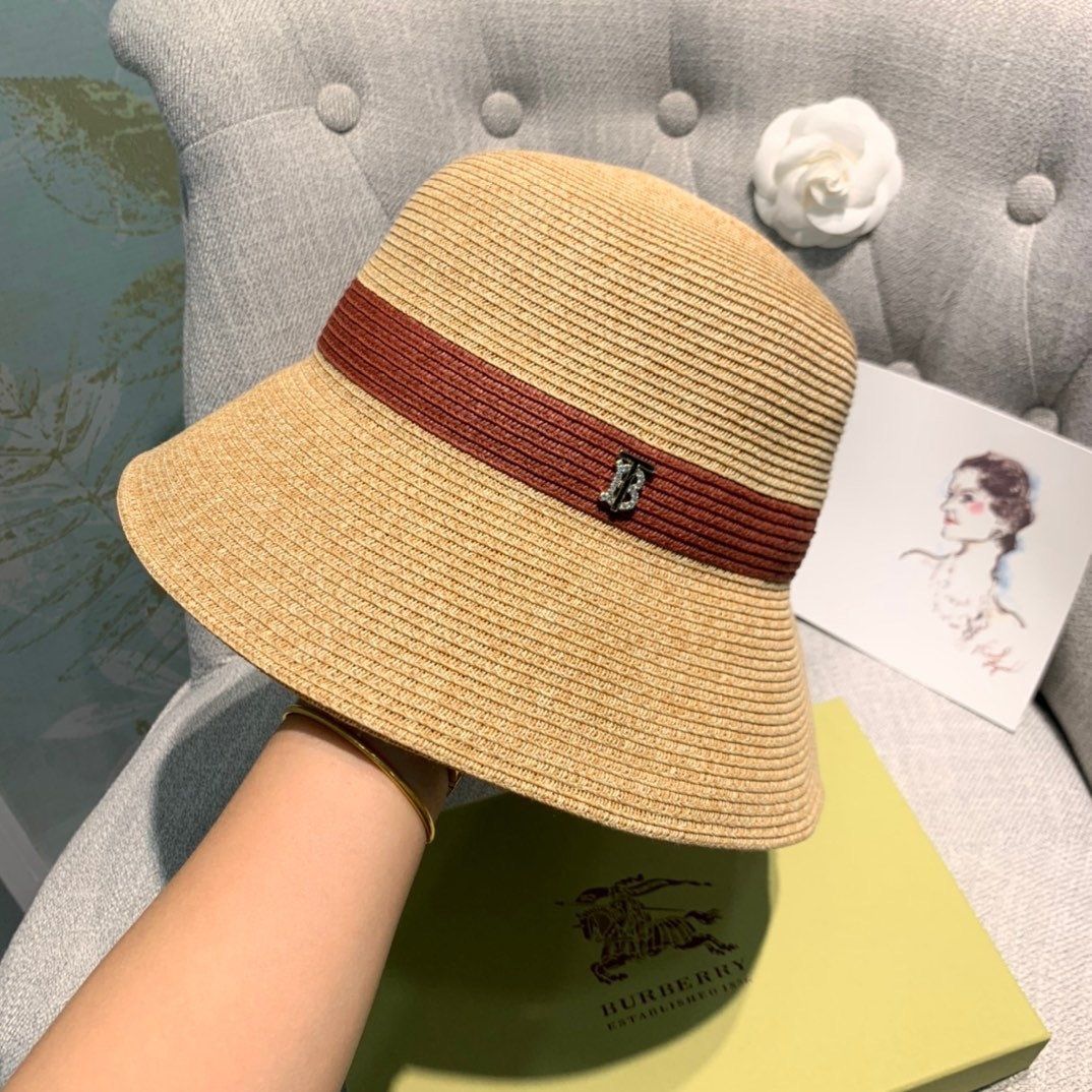burberry beach hat