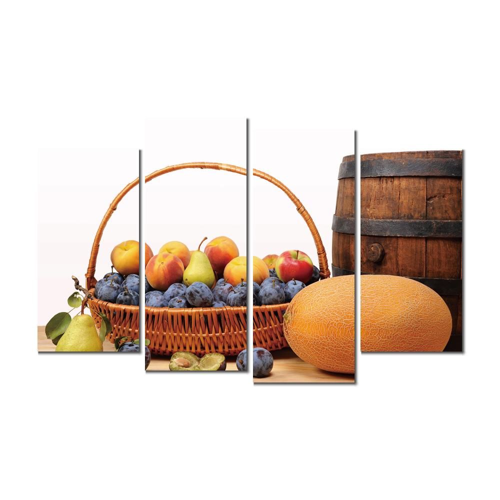 Satin Al Tuval Baskilar Ev Dekor Sanat Boyama Sepeti Elma Meyve