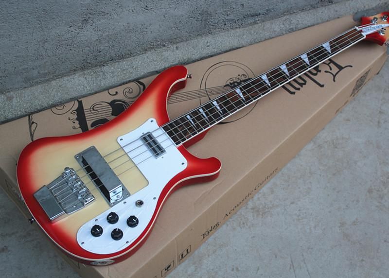 2018 4 String Electric 4003 Bass Guitar With White Binding,White