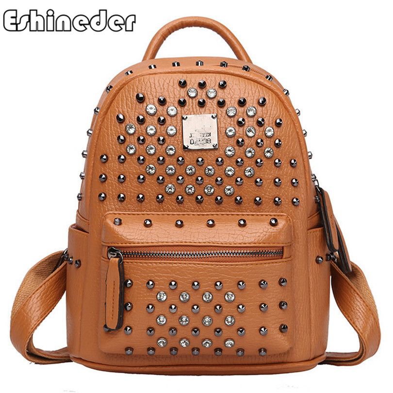designer studded backpack