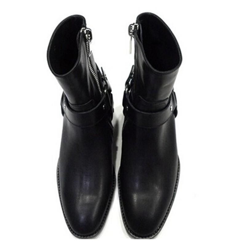 mens dress boots with buckles
