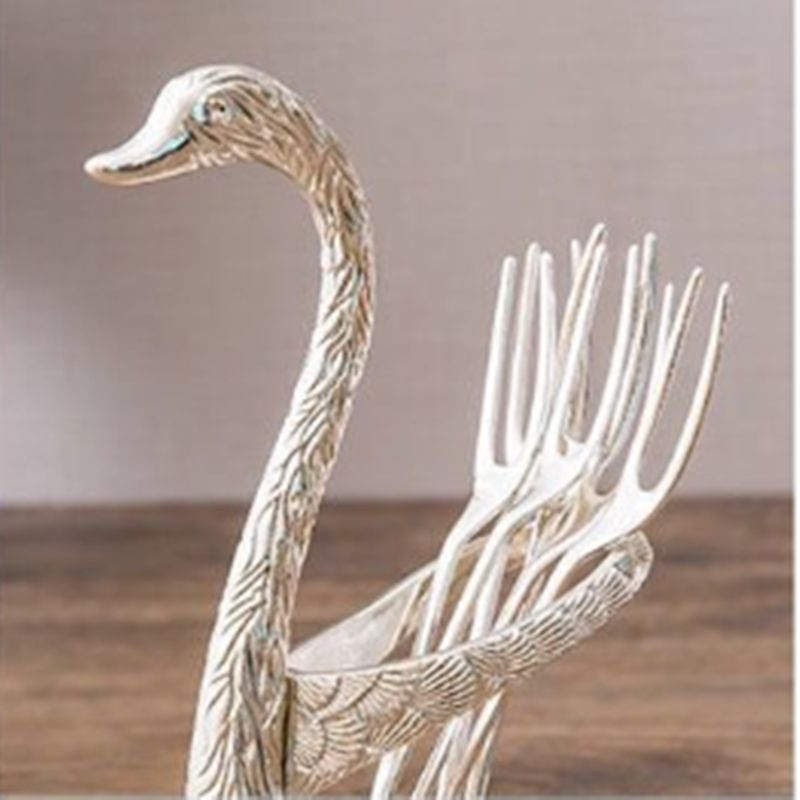 Silver swan fork