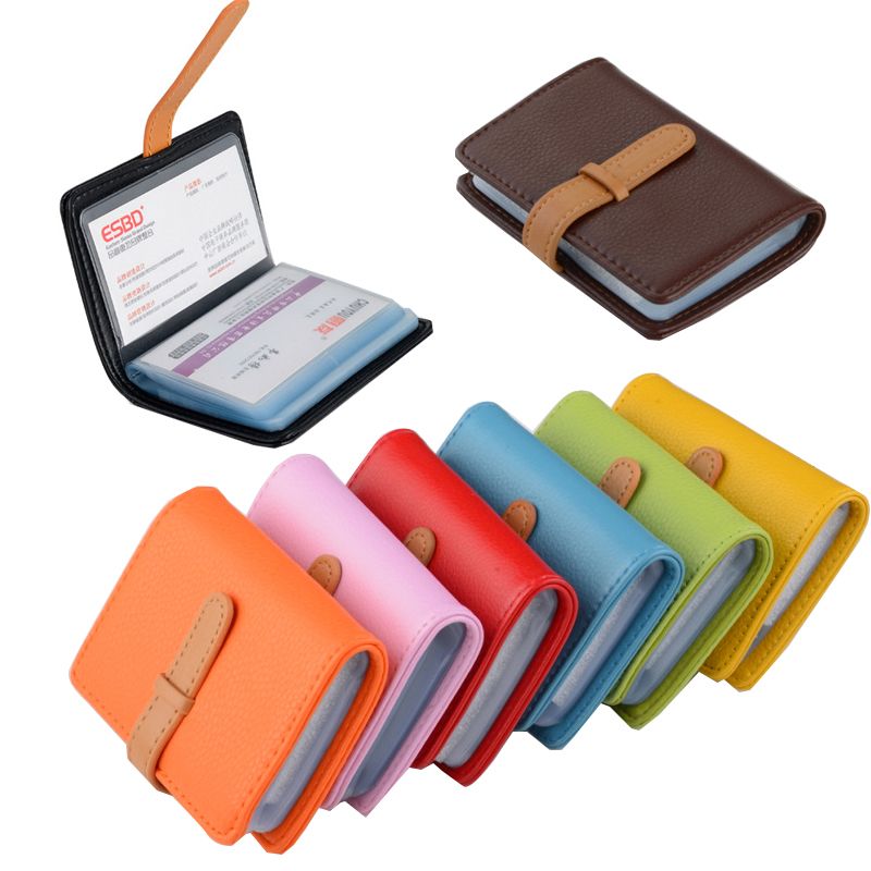 women's business card holder case