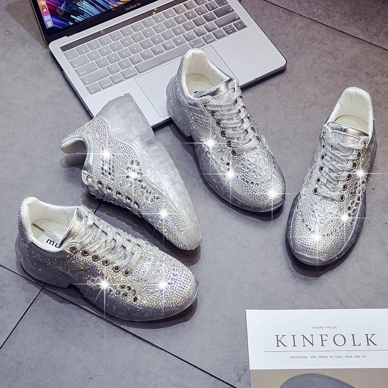 tenis plataforma transparente