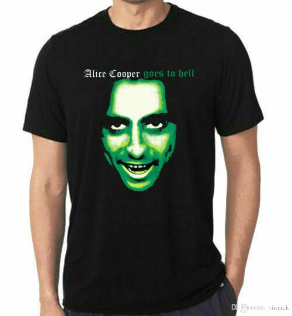 Mens T-Shirt Alice Cooper from The Inside Round Neck Fashion Short Sleeve T-Shirt Mens T-Shirt Alice Cooper from The Inside Round Neck Fashion Short Sleeve T-Shirt