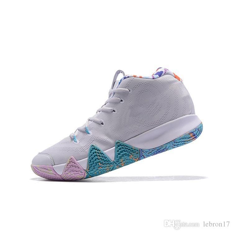 white kyrie basketball shoes