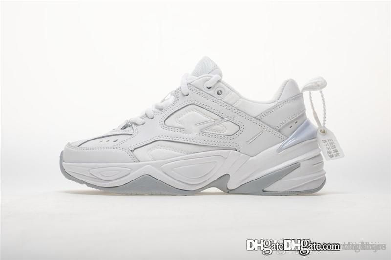 M2K Tekno Triple White AO3108 100 Running Fashion Sneakers With Original Box Shoes Uk Mens Chelsea Boots From Csm0904, $80.41| DHgate.Com