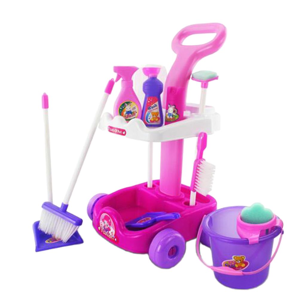 children's cleaning cart