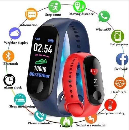 m3 smart watch waterproof
